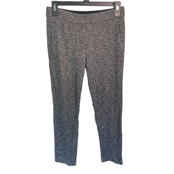 Theory Wool Blend Straight Leg Pants Size 0 Houndstooth Office - Picture 1 of 5